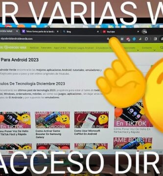 Abrir varias páginas webs a la vez en Windows 11 y 10.