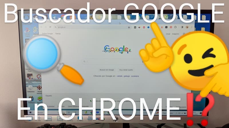 Como abrir Chrome con el buscador de Google.