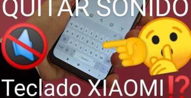 Desactivar sonido teclado Xiaomi.