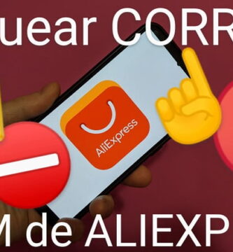 Bloquear correos spam de Aliexpress.