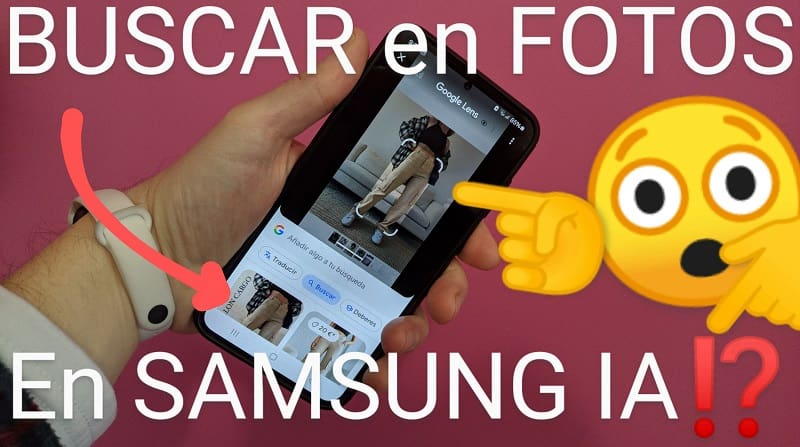 Buscar fotos con Samsung Galaxy IA.