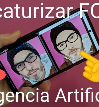 Caricaturizar una foto con ia.