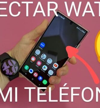Vincular Android con Galaxy Watch6.