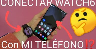 Vincular Android con Galaxy Watch6.