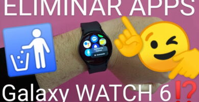 borrar apps Galaxy Watch 6.