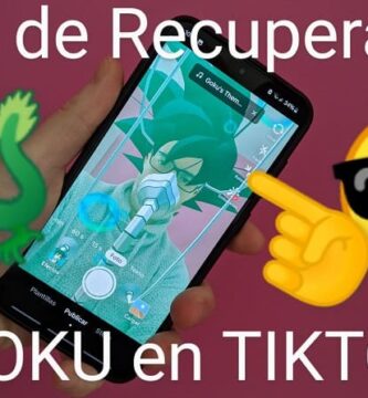 filtro de recuperación Goku en TikTok.