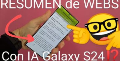 como hacer un resumen de webs con ia Galaxy s24, s24 + y s24 ultra.