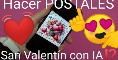 Hacer postales de San Valentín.