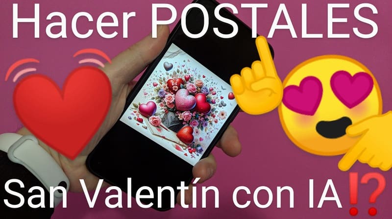 Hacer postales de San Valentín.