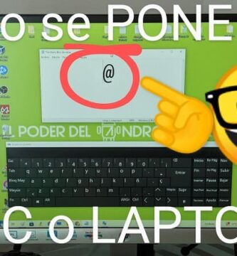 Como poner la @ en pc o laptop.