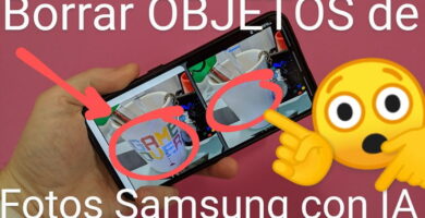 Borrar objetos de fotos Samsung con IA.