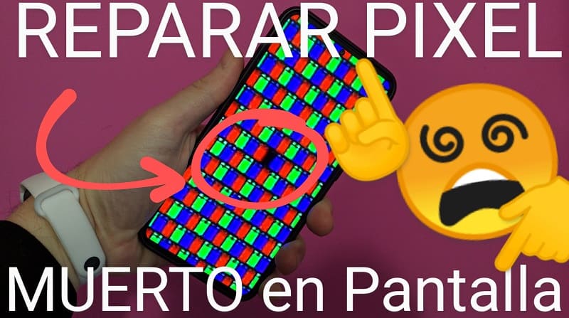 Reparar píxeles muertos en celular.