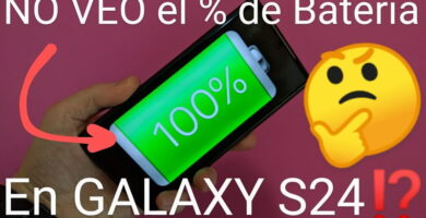 Activar y desactivar porcentaje de batería Samsung Galaxy S24.