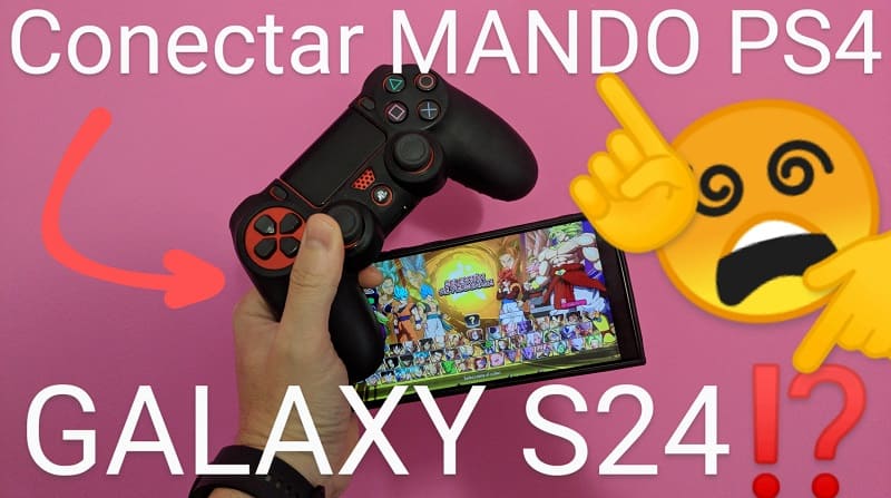 Conectar mando Ps4 Samsung Galaxy S24.