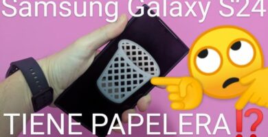 Samsung Galaxy S24 no tiene papelera de reciclaje.