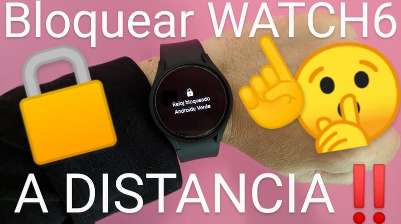 Bloquear Galaxy Watch6 con un PIN.