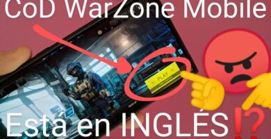 CoD Warzone Mobile está en inglés.