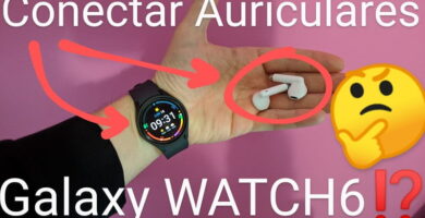 Conectar auriculares Bluetooth Galaxy Watch6.