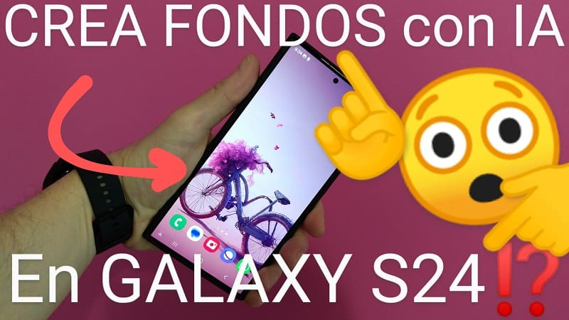 Crear fondo con Galaxy S24 con IA.