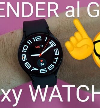 Encender Galaxy Watch6 al levantar la muñeca.