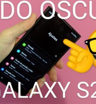 Habilitar modo oscuro Samsung Galaxy S24.