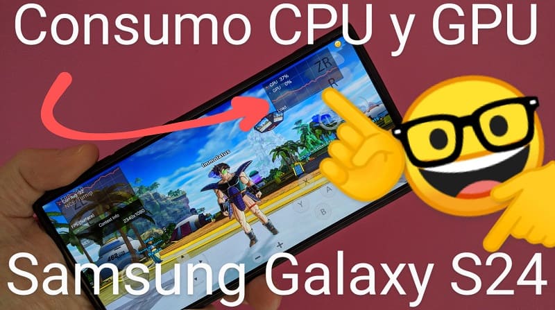 Ver fps,cpu y gpu Samsung Galaxy S24.