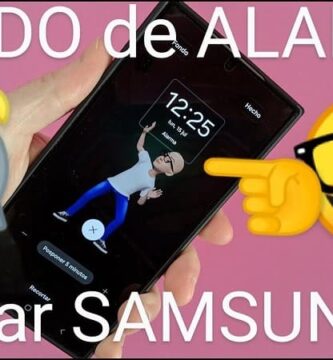 fondo de alarma AR Emoji Samsung.