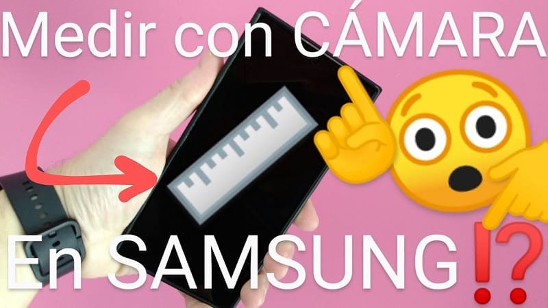 Medir a distancia con la cámara de Samsung.