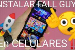 Instalar Fall Guys en el celular.