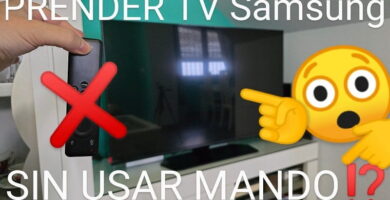 Encender TV Samsung sin mando.