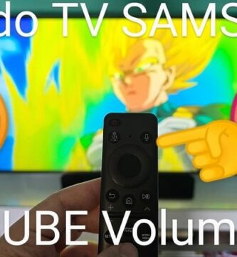 Subir y bajar volumen Samsung TV.