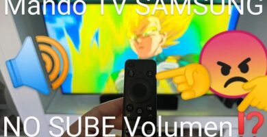 Subir y bajar volumen Samsung TV.