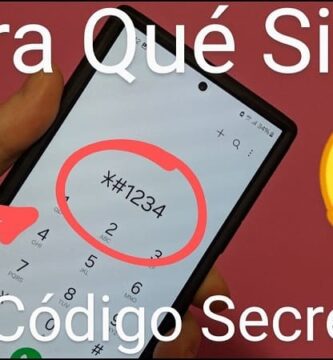 *#1234# código secreto Samsung.