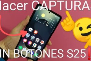 Capturar pantalla sin botones S25.