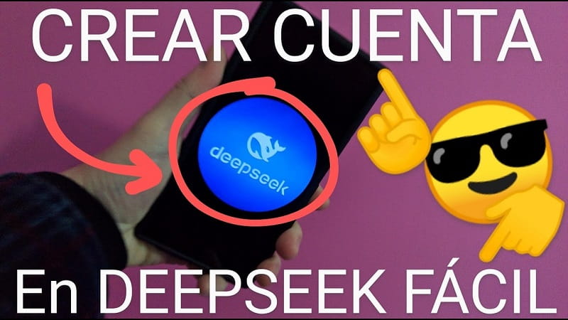 Registrarse en DeepSeek.