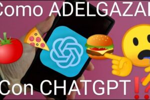 Adelgazar con ChatGPT.