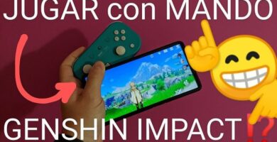 jugar mando Genshin Impact.