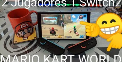 2 Jugadores Mario Kart World.