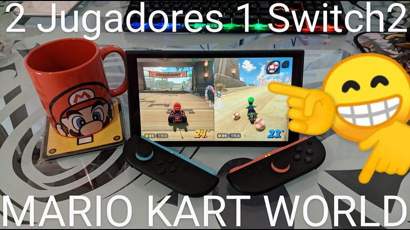 2 Jugadores Mario Kart World.