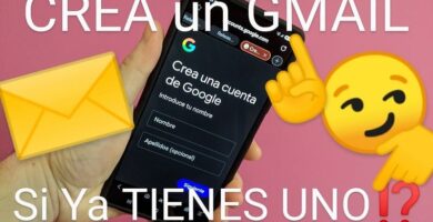 Crear una cuenta de Gmail si ya tienes una.