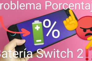 Como solucionar problema batería porcentaje Nintendo Switch 2.