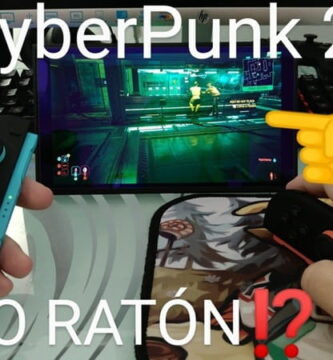 Jugar Cyberpunk 2077 Nintendo Switch 2 Modo ratón .