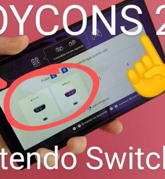 2 jugadores con 2 Joycons