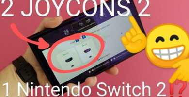2 jugadores con 2 Joycons