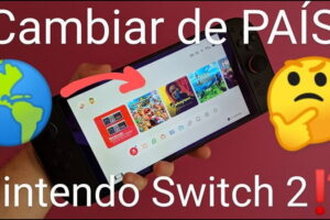 Cambia región Nintendo Switch 2