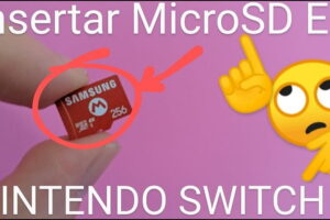 Poner la microSD Express NintendoSwitch2