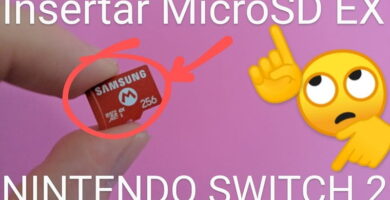 Poner la microSD Express NintendoSwitch2