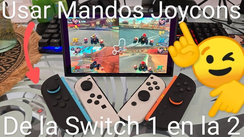 Conecta 4 Joy-con en Nintendo Switch 2