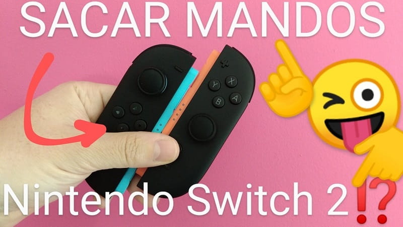Sacar Joycon 2 Nintendo Switch 2