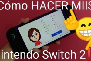 Como hacer miis en Nintendo Switch 2.